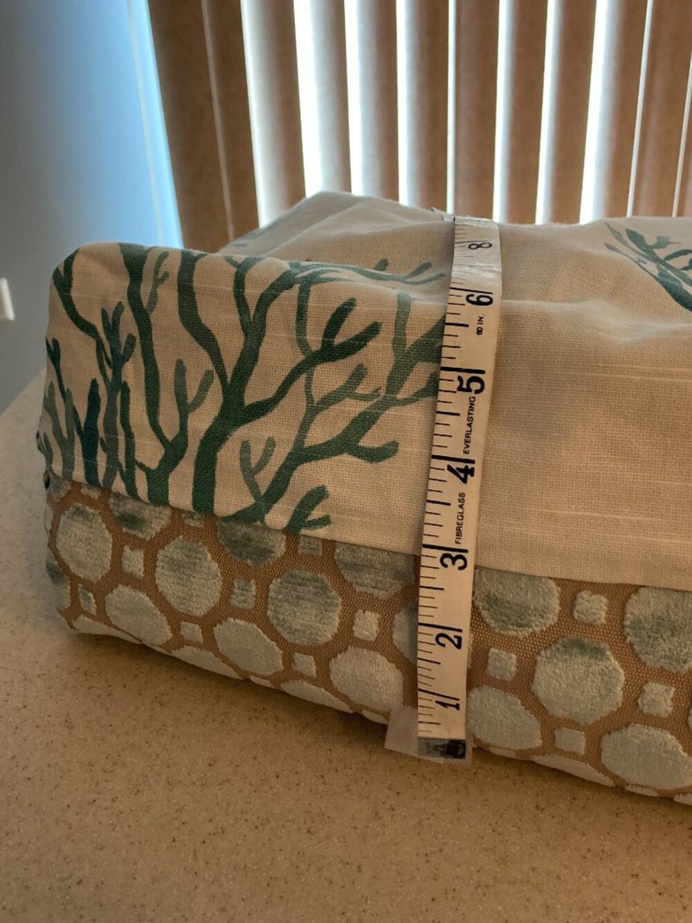 NWOT Handcrafted Tote Blues/Greens - Very Beachy - Picture 10 of 13